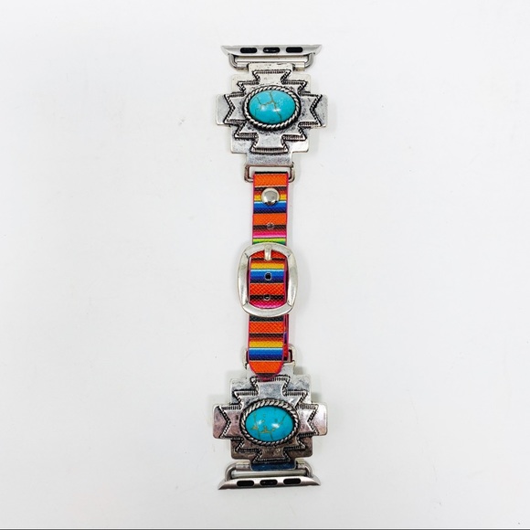 Western Aztec Apple Watch Band - Serape - Picture 2 of 6